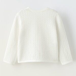 Zara 2-In-1 Textured Sweater Jacket